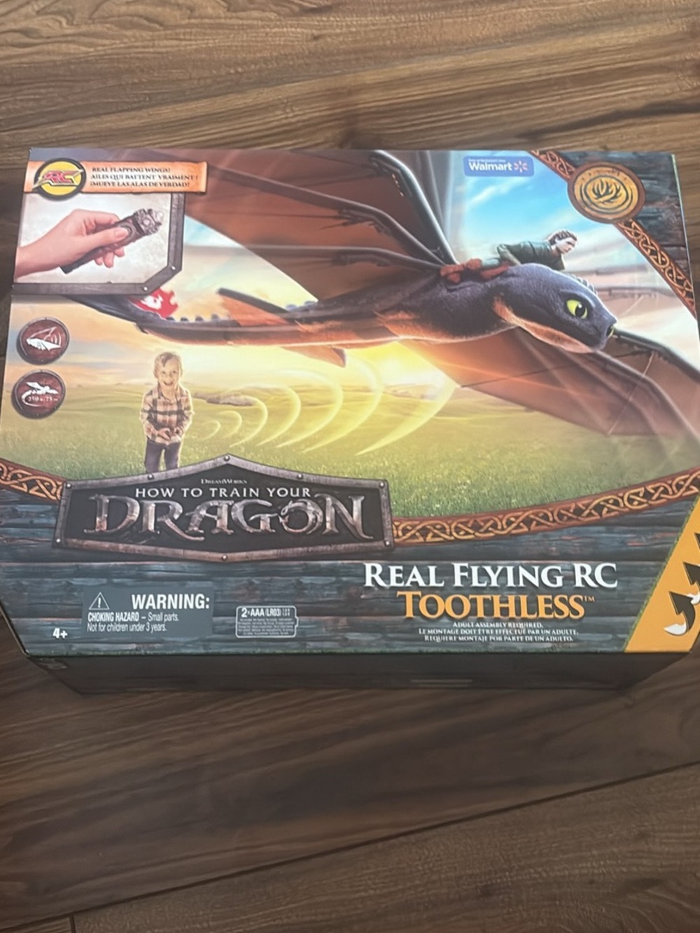 How to Train Your Dragon Real Flying RC Toothless - Black